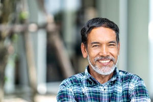 man smiling