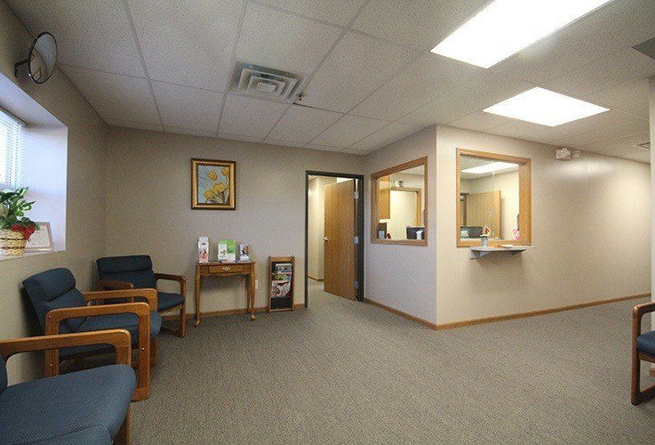 Dental office waiting room