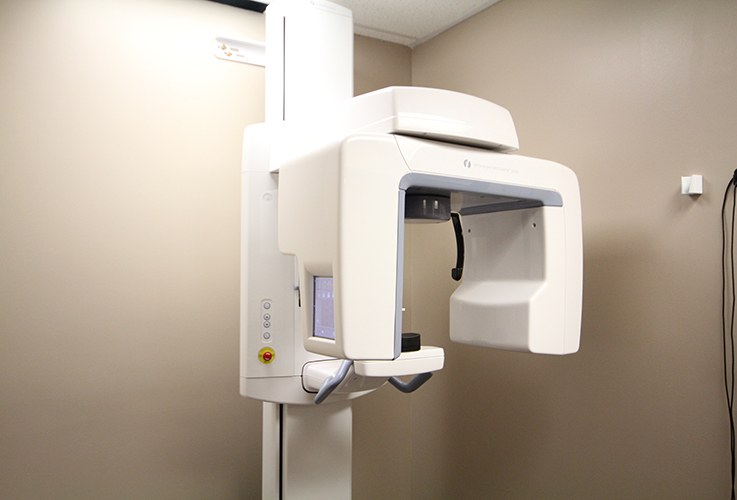 3 D C T cone beam x-ray scanner