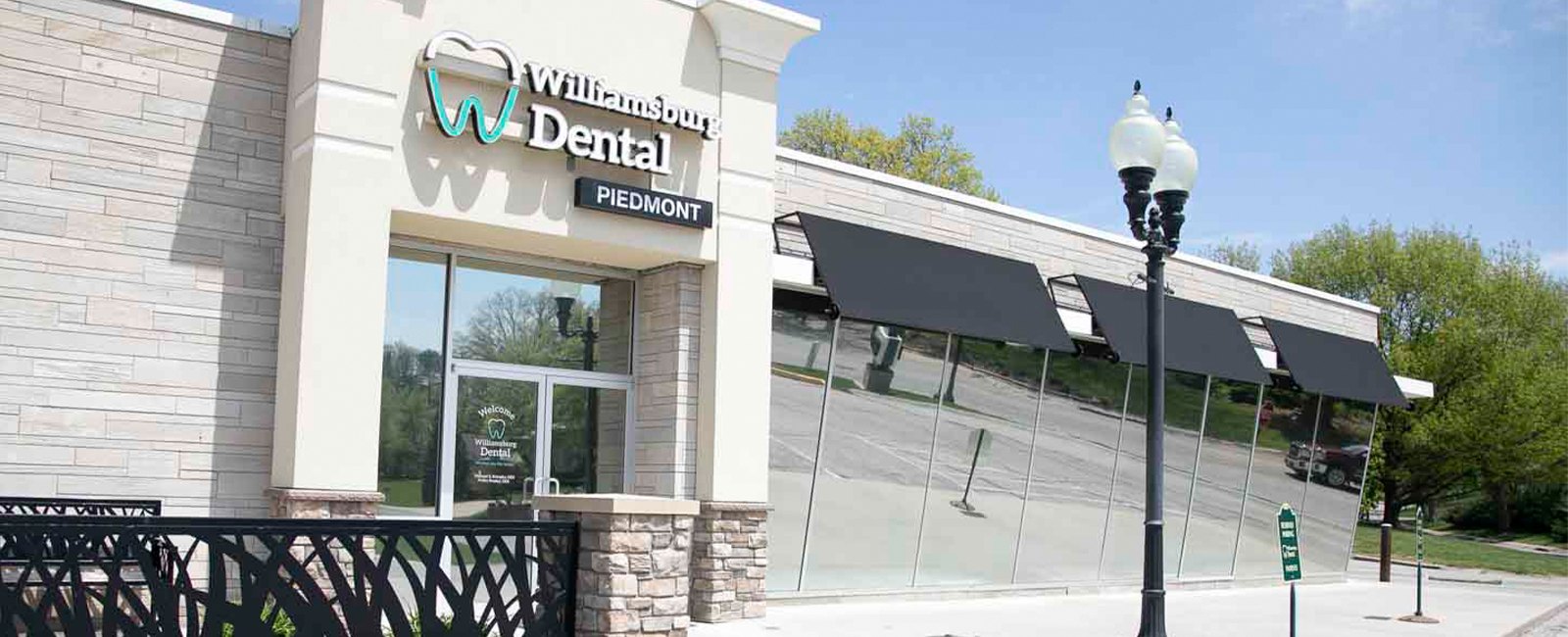Front entrance of Williamsburg Dental Piedmont