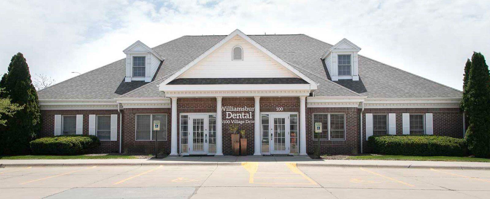 Front of the Village Drive dental office building