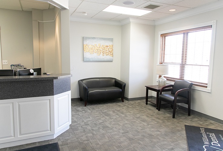 Dental office waiting room