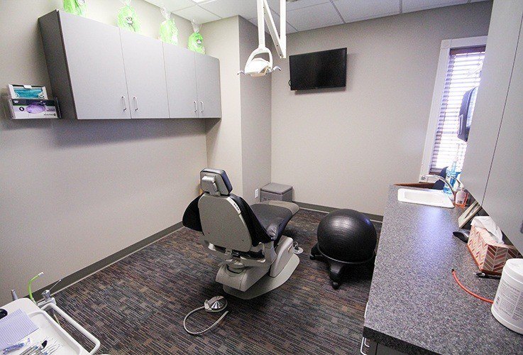 High tech dental room